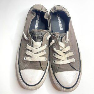 CONVERSE WOMENS CHUCK TAYLOR ALL STAR SHORELINE SNEAKER - GRAY - Size 7